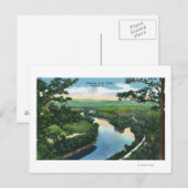 Uitzicht van de Chemung River Valley Briefkaart (Voorkant / Achterkant)