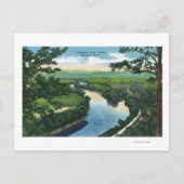 Uitzicht van de Chemung River Valley Briefkaart (Voorkant)