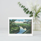 Uitzicht van de Chemung River Valley Briefkaart (Staand voorkant)