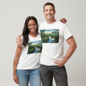 Uitzicht van de Chemung River Valley T-shirt (Unisex)