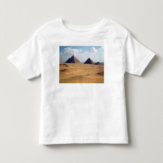 Uitzicht van de Cheops-Pyramides Kinder Shirts (Voorkant)