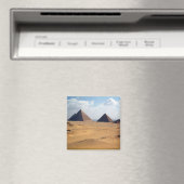 Uitzicht van de Cheops-Pyramides Magneet (Insitu (Vaatwasser))