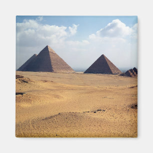Uitzicht van de Cheops-Pyramides Magneet