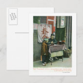 Uitzicht van de Chinese Fortune Teller op bureau Briefkaart (Voorkant / Achterkant)