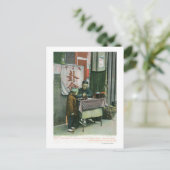 Uitzicht van de Chinese Fortune Teller op bureau Briefkaart (Staand voorkant)