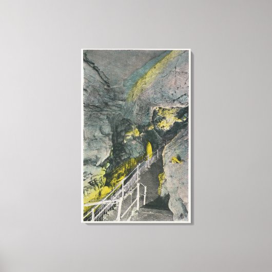 Uitzicht van de Chinese pagode in de tempel van Ti Canvas Afdruk (Voorkant)