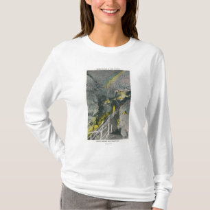 Uitzicht van de Chinese pagode in de tempel van Ti T-shirt