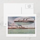 Uitzicht van de Chippewa en Corona Steamers Briefkaart (Voorkant / Achterkant)