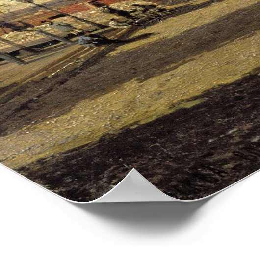 Uitzicht van de Christus-redder-kathedraal Poster (Hoek)