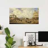 Uitzicht van de Christus-redder-kathedraal Poster (Thuiskantoor)