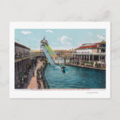 Uitzicht van de Chutes op de 10e Ave en Fulton St. Briefkaart (Voorkant)