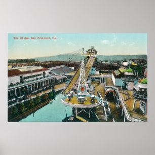 Uitzicht van de Chutes Poster