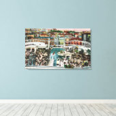 Uitzicht van de Chutes van boven # 2 Canvas Afdruk (Insitu (Houten vloer))