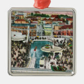 Uitzicht van de Chutes van boven # 2 Metalen Ornament (Voorkant)