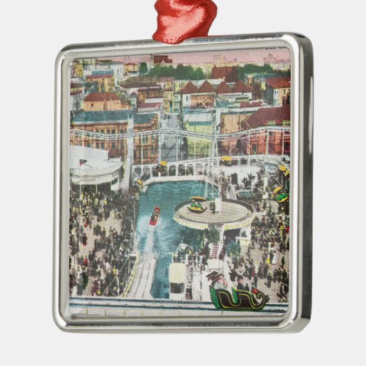 Uitzicht van de Chutes van boven # 2 Metalen Ornament (Links)