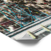 Uitzicht van de Chutes van boven # 2 Poster (Hoek)