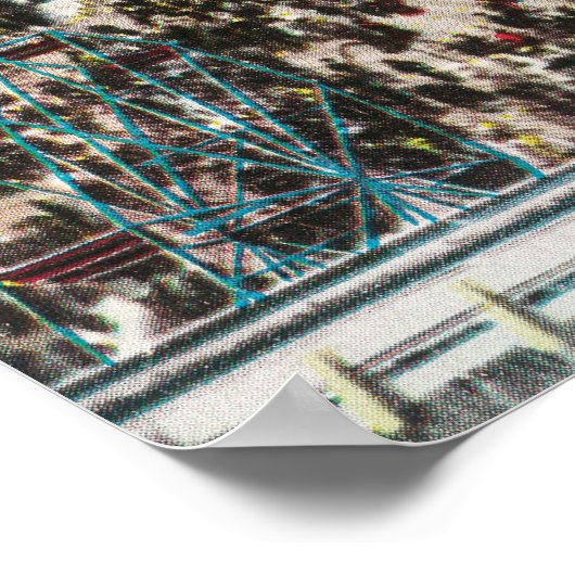 Uitzicht van de Chutes van boven # 2 Poster (Hoek)