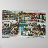 Uitzicht van de Chutes van boven # 2 Poster (Voorkant)