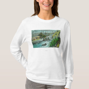 Uitzicht van de cirkelschommelingen en de Chutes T-shirt