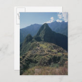 Uitzicht van de citadel bij Machu Picchu Briefkaart (Voorkant / Achterkant)