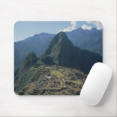 Uitzicht van de citadel bij Machu Picchu Muismat (Met muis)
