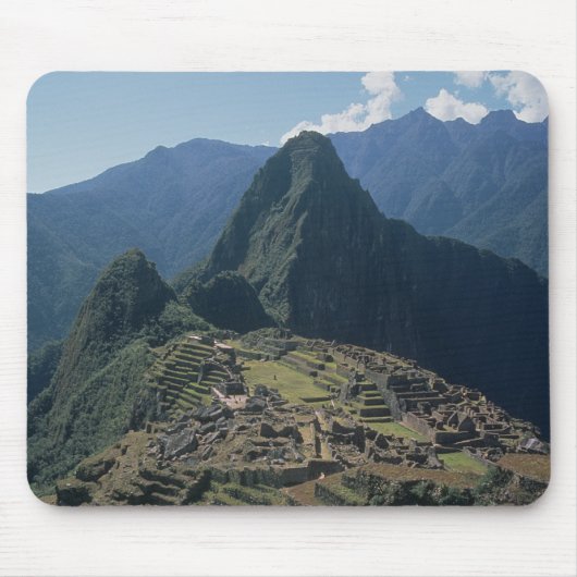Uitzicht van de citadel bij Machu Picchu Muismat (Voorkant)
