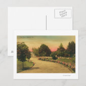 Uitzicht van de City Plaza Hayward, CA Briefkaart (Voorkant / Achterkant)