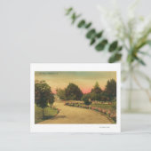 Uitzicht van de City Plaza Hayward, CA Briefkaart (Staand voorkant)