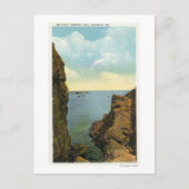 Uitzicht van de Cleft bij Perkins Cove Briefkaart (Voorkant)