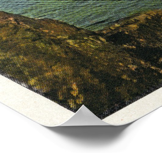 Uitzicht van de Cleft bij Perkins Cove Poster (Hoek)