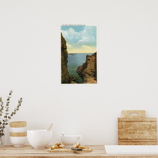 Uitzicht van de Cleft bij Perkins Cove Poster (Keuken)