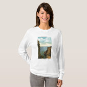 Uitzicht van de Cleft bij Perkins Cove T-shirt (Voorkant volledig)