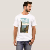 Uitzicht van de Cleft bij Perkins Cove T-shirt (Voorkant volledig)