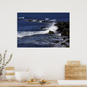 Uitzicht van de Cliffwalk Poster (Keuken)