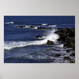 Uitzicht van de Cliffwalk Poster