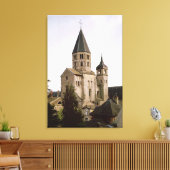 Uitzicht van de Clocher de l'Eau Benite Canvas Afdruk (Insitu (Woonkamer))