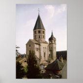 Uitzicht van de Clocher de l'Eau Benite Poster (Voorkant)