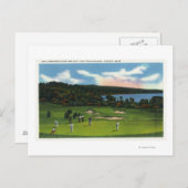 Uitzicht van de Cobbosseecontee- en Golfverbinding Briefkaart (Voorkant / Achterkant)