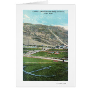 Uitzicht van de Columbia GardensButte, MT