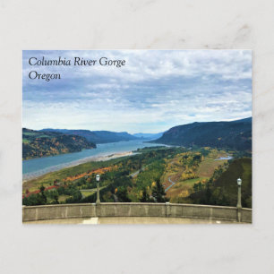 Uitzicht van de Columbia River, Columbia River Gor Briefkaart