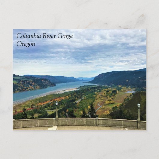 Uitzicht van de Columbia River, Columbia River Gor Briefkaart (Voorkant)
