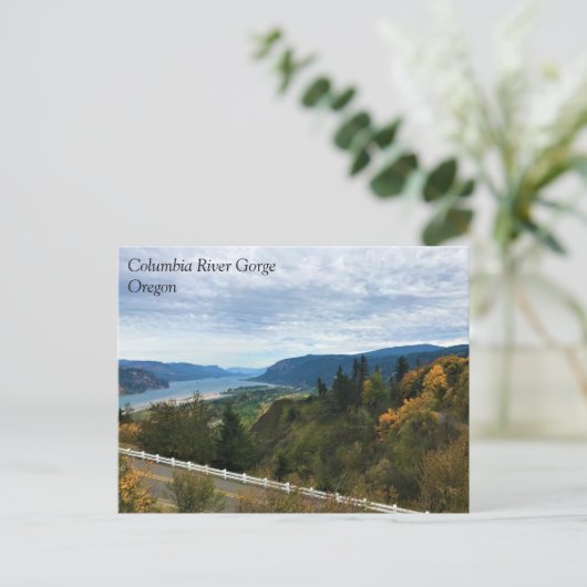 Uitzicht van de Columbia River, Columbia River Gor Briefkaart (Staand voorkant)