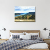 Uitzicht van de Columbia River, Columbia River Gor Canvas Afdruk (Insitu (Slaapkamer))
