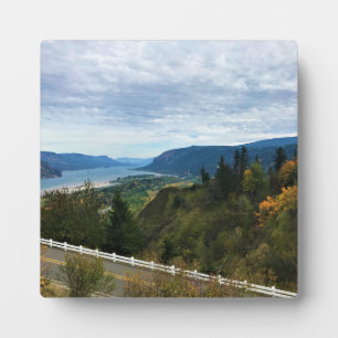 Uitzicht van de Columbia River, Columbia River Gor Fotoplaat