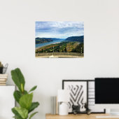 Uitzicht van de Columbia River, Columbia River Gor Poster (Thuiskantoor)