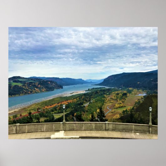 Uitzicht van de Columbia River, Columbia River Gor Poster (Voorkant)