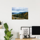 Uitzicht van de Columbia River, Columbia River Gor Poster (Thuiskantoor)