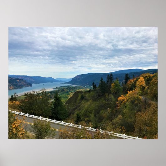 Uitzicht van de Columbia River, Columbia River Gor Poster (Voorkant)