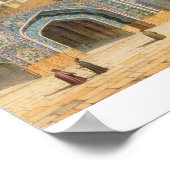 Uitzicht van de Courtyard van de Mesdjid-i-Shah, I Poster (Hoek)