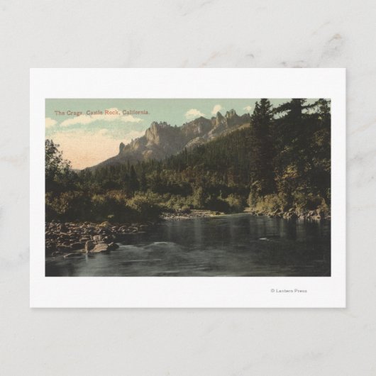 Uitzicht van de Crags, Castle Rock Briefkaart (Voorkant)